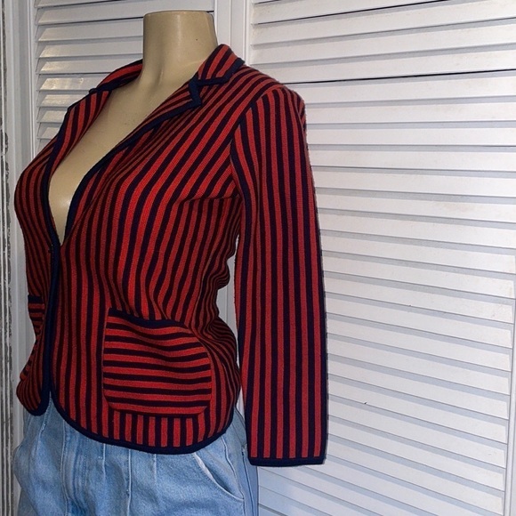 Vintage Juicy Couture Vertical Striped Blazer - Picture 4 of 7